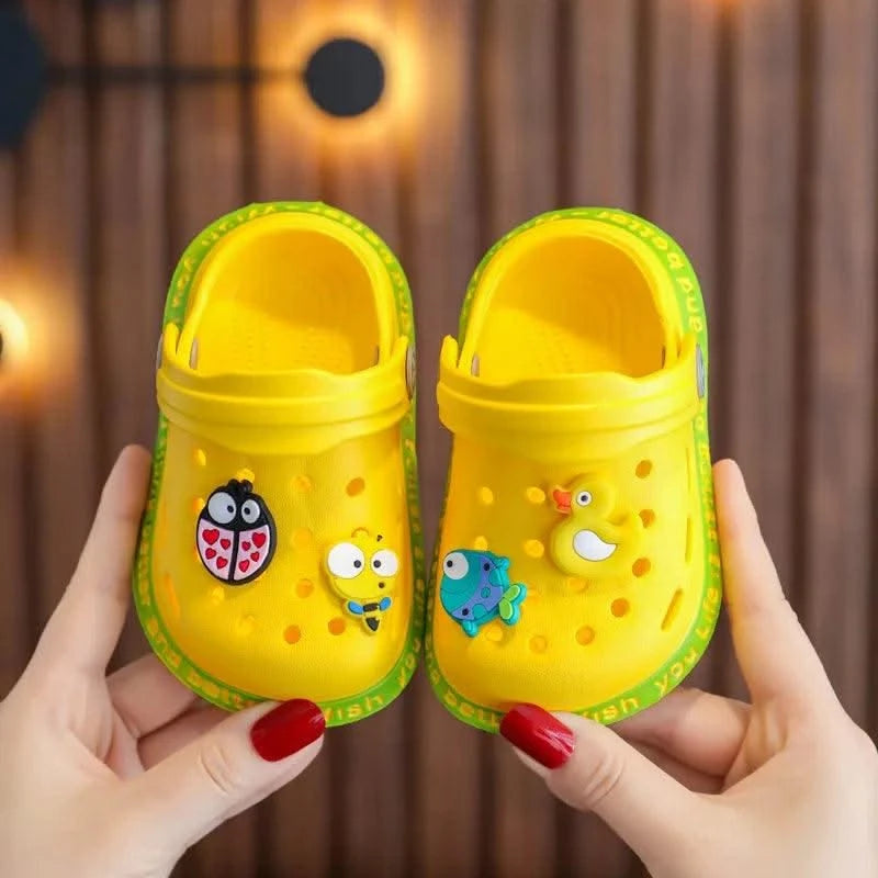 Cartoon Soft Sole Anti Slip Children's Sandals and Slippers | Indoor, Home Shoes For Boys and Girls Kids Shoes