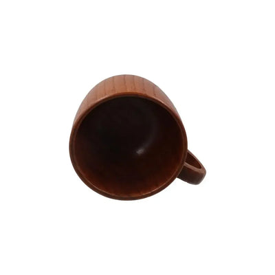 Drinkware Vintage Wooden Tea Cup Handmade Japanese Style Drinking Cup Solid Wood with Handle Wood Coffee Mug Home
