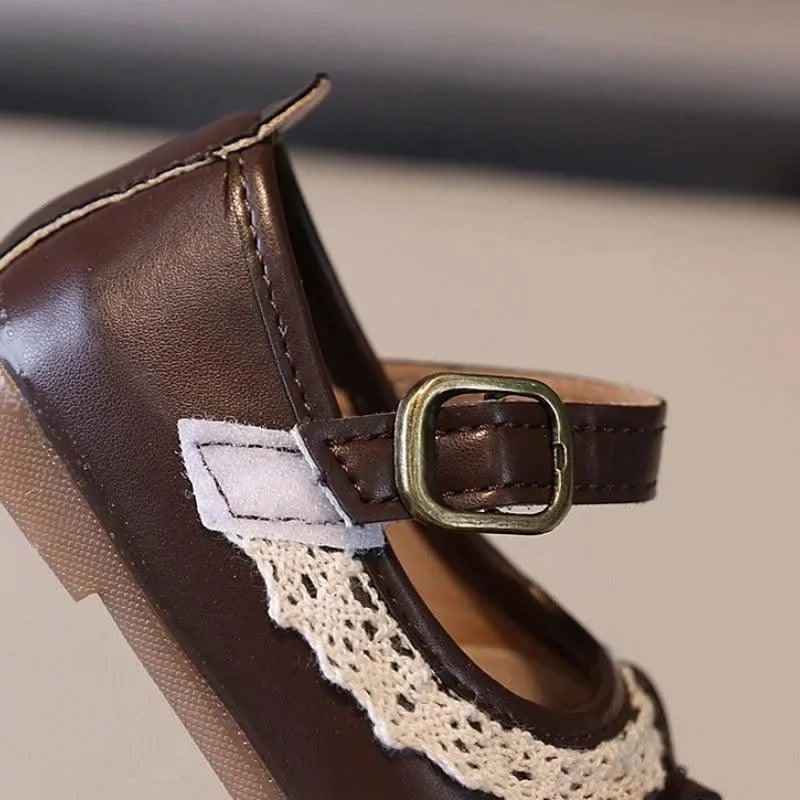 Soft Leather Flat Shoes For Toddlers and Children | Spring Autumn | Princess Casual Walking Shoes | Kids Girls Fashion