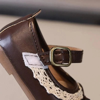 Soft Leather Flat Shoes For Toddlers and Children | Spring Autumn | Princess Casual Walking Shoes | Kids Girls Fashion