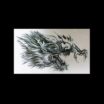 Temporary Tattoos Men Shoulder Tattoos Large Chest Body Sexy Tattoo Sticker Waterproof Tatoo Fake Make Up Pattern Stickers