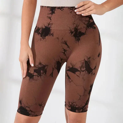 Women Sports Pilates tie-dye Leggings