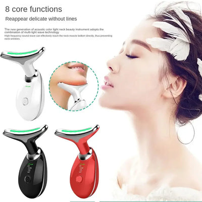 Anti Wrinkle Facial Massager Neck Face Beauty Device Skin Tighten Facial Lift Device Reduce Double Chin Skin Care Tool