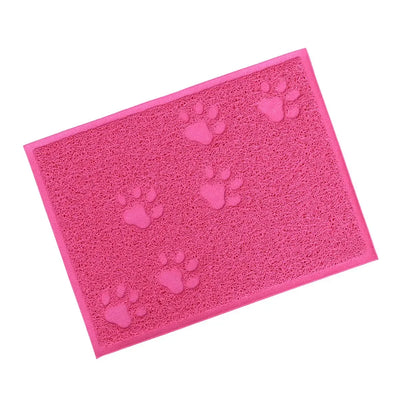 Durable Pvc Cat Litter Mat Pet Cleaning Carpet Dog Cleaning Carpet Cat Cleaning Carpet Pet Supplies Litter Box Mat Washable