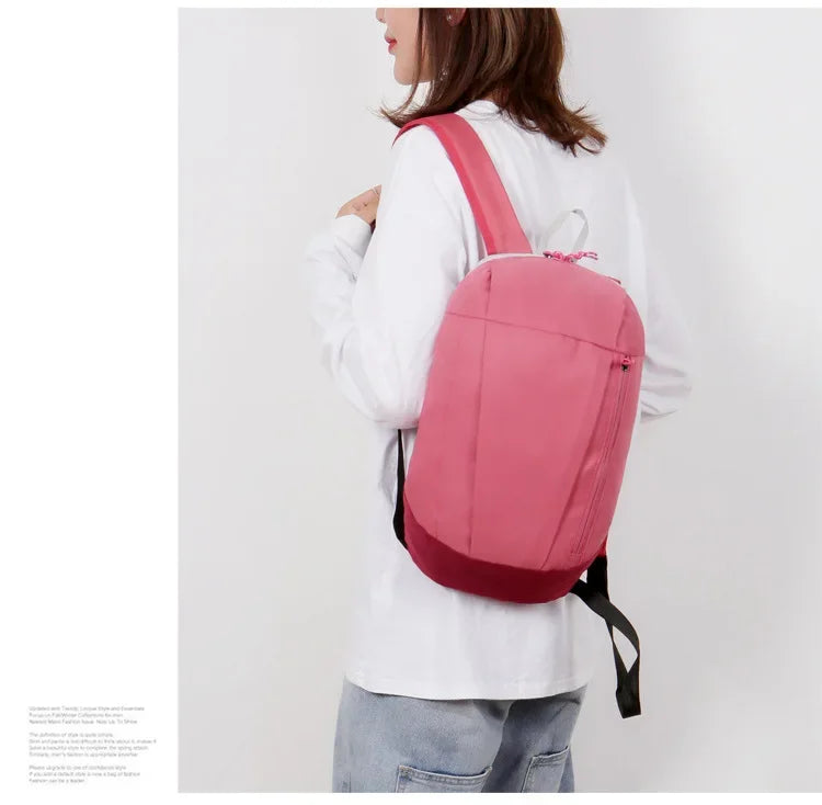 Mountaineering bag large capacity simple all-matching, fashionable, lightweight travel backpack, water splash resistant backpack