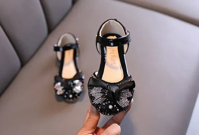 Sandals Toddler Girl Childrens Shoes Pearl Rhinestones Shining Kids Shoes Baby Girls Shoes Girls Thong Sandals