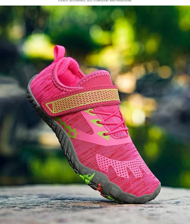 Children Quick-Drying Barefoot Shoes| Wide-Toed Lightweight Upstream Wading Shoes 24-38 | Boys Girls | Beach Diving, Boating |