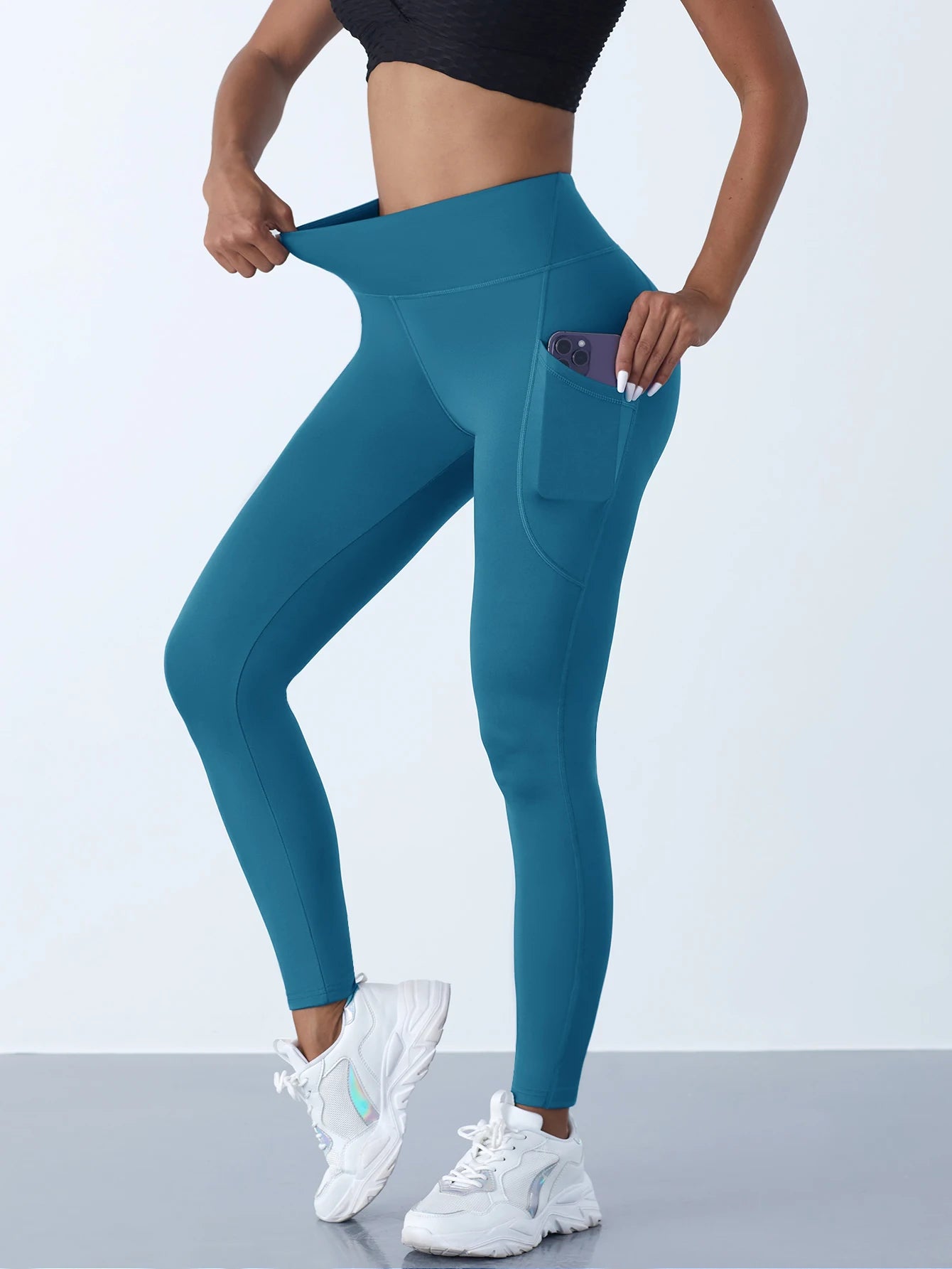 Women's Leggings With Pockets Push Up