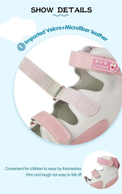 Boys Children Orthopedic Shoes For Kids Summer Sandals Toddler Leather Varus Clubfoot Footwear 2-8Year