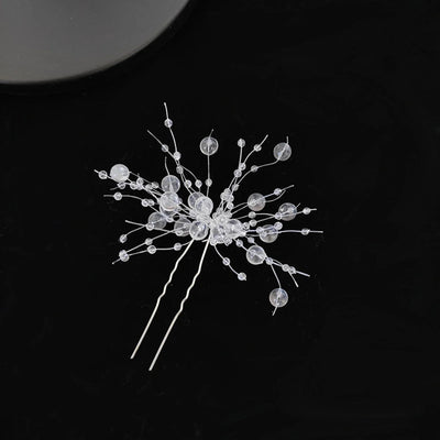 Fashion Crystal Wedding Hairpin Hair Accessories U-shaped Hairpins Bridal Hair Jewelry Rhinestone Women Hair Clips Headpieces