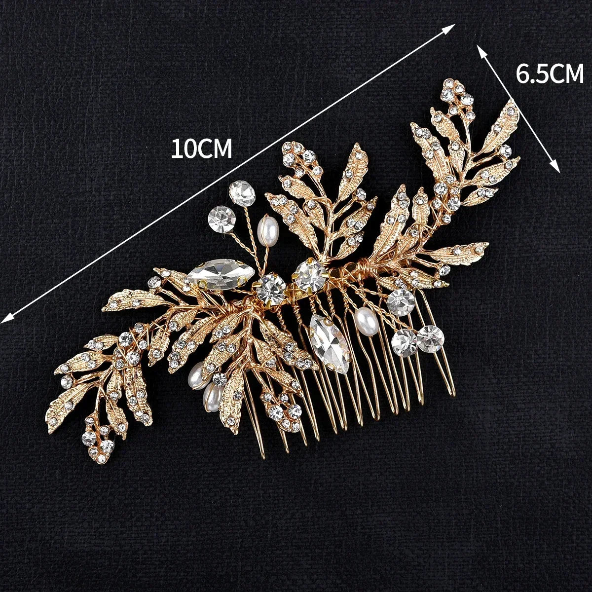 Fashion Hair Jewelry Handmade Prom Hair Ornaments Women Wedding Bridal Hair Accessories for Party Hairband Rhinestone Hair Vine