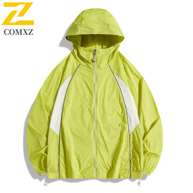 Summer Sun Jackets Men's Outdoor Cycling Clothing Quick Dry UV Skin Coat Women Sports Sun Protection Hiking Camping Windbreaker