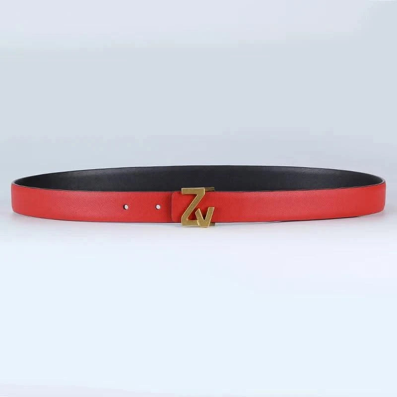 Designer Reversible Leather Width 25mm Waist Belt Women| Lady |Girl | Chic Dress Party Belt for jeans