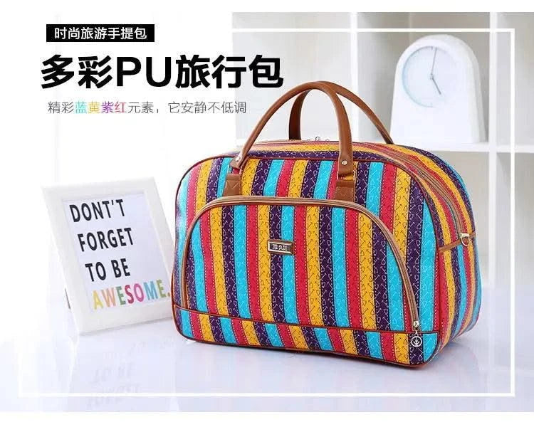 Fashion Cartoon Print Travel Bags for Women