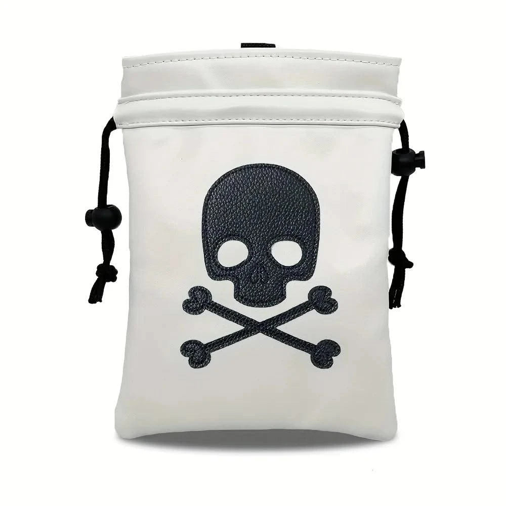 Golf course golf balls and serving upright bags with drawstrings for women