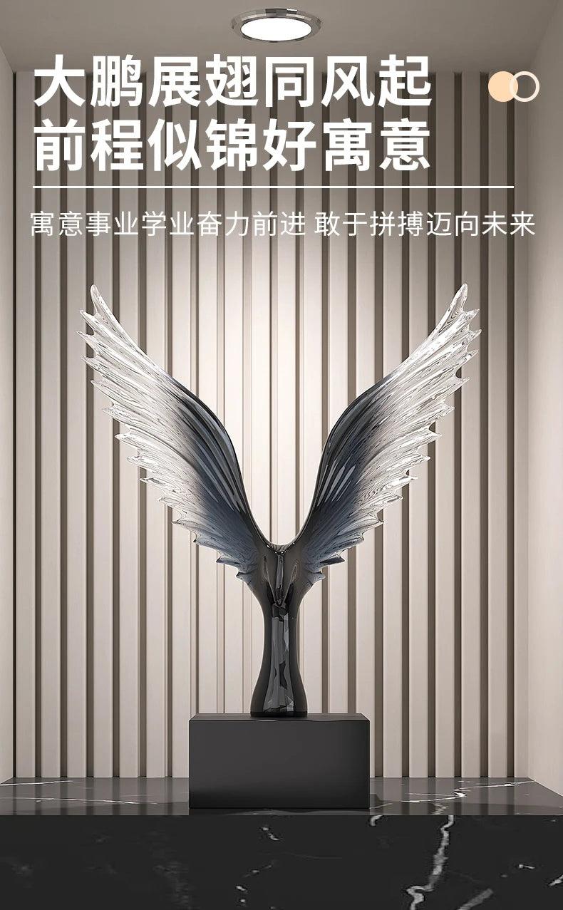 Creative decor sculptures luxury ornament artistic soft decoration modern minimalist living room office wine cabinet
