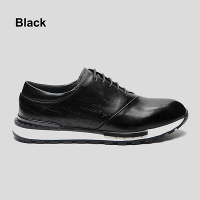 Luxury Brand Design Men's Oxford Shoes Fashion France Style Leather Sneakers Slip-on Casual Business Travel Non-slip Male Shoes