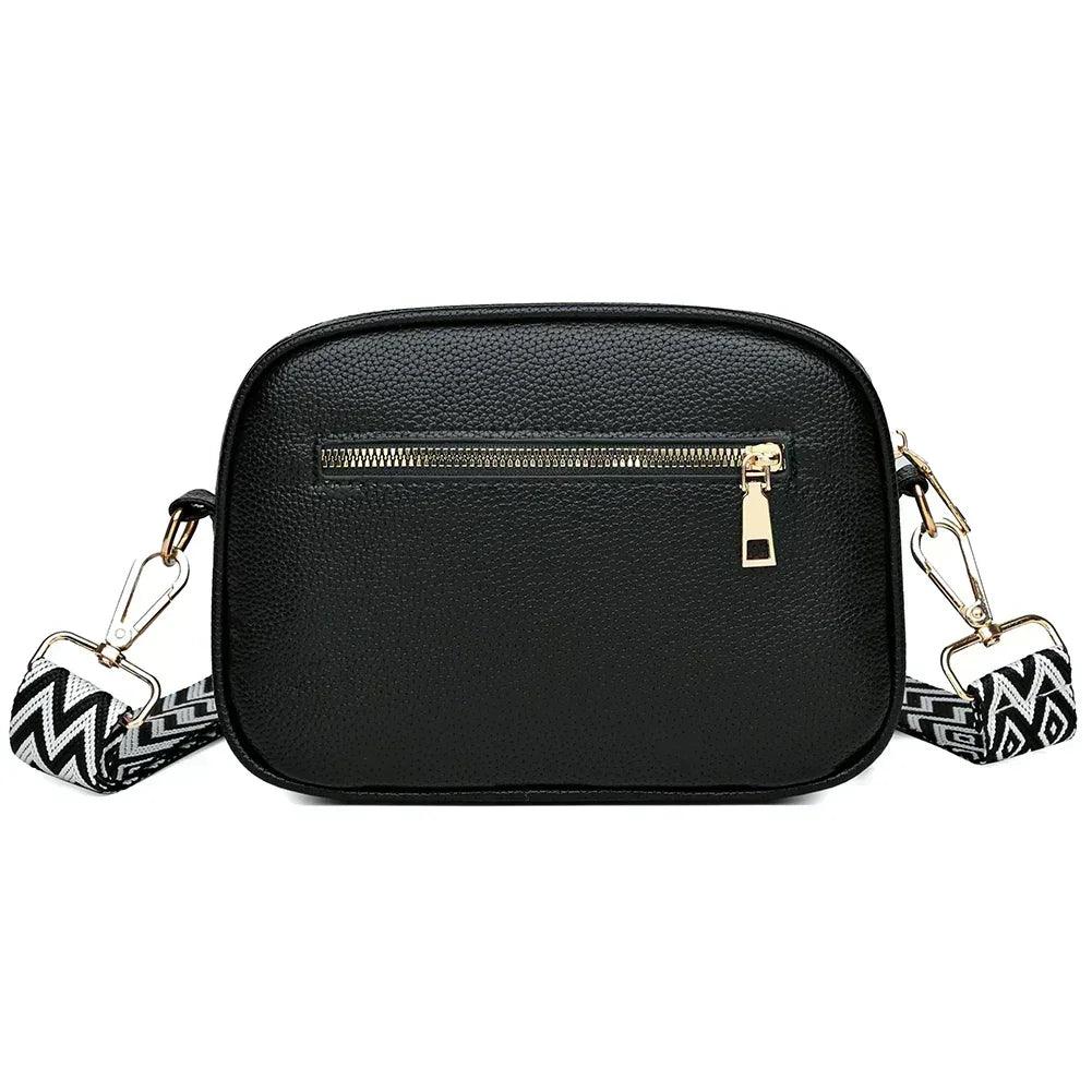 Fashion women handbag luxury brand leather tote bags for shoulder 2024 designer solid color messenger