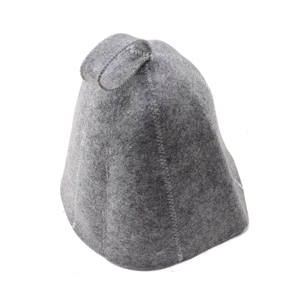 1PC Felt Head Protection Bath Anti Heat Free Size Russian Style Shower Cap Sauna Hat Sauna Vaporarium Accessories Wholesale New