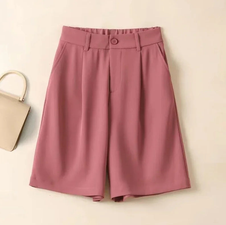 Short Pants Woman Wide Chiffon Shorts for Women Summer Women's Korean Style Designer Kpop Jorts Cheap Streetwear Flowy Comfy Hot