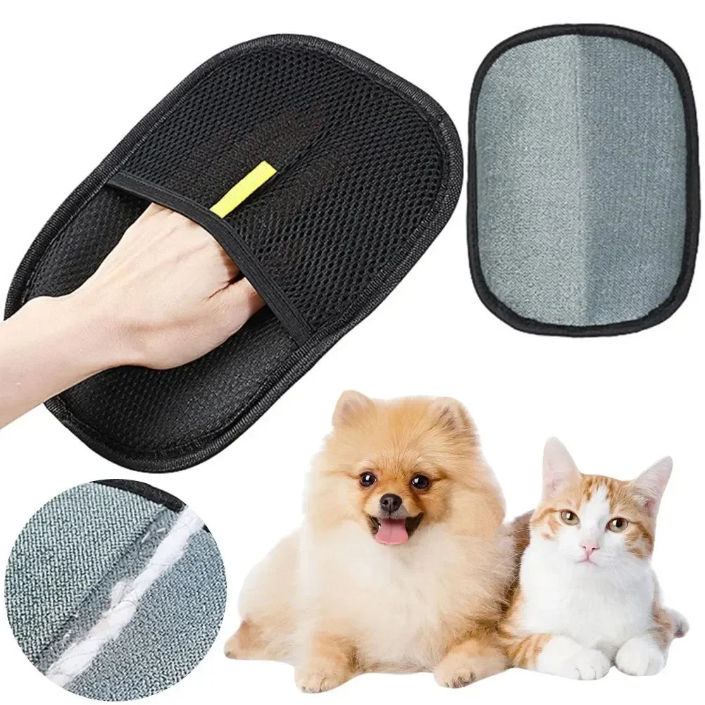 Pet Grooming equipment Gloves Deshedding Glove pet hair remover glove for Dog Cat Rabbit Accessories with Long/Short/Curly Hair
