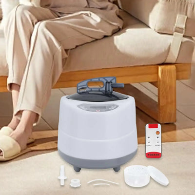 Sauna Steamer Pot Lightweight Fumigation Machine Large Capacity Portable 3L Sauna Steamer Machine White Accessories