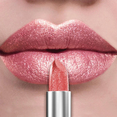 21Colors Bold & Intense Glitter Shiny Metallic Lipstick Pearlescent Lip Tint,Long Lasting Lip Senior Matte Lip Makeup Gifts for