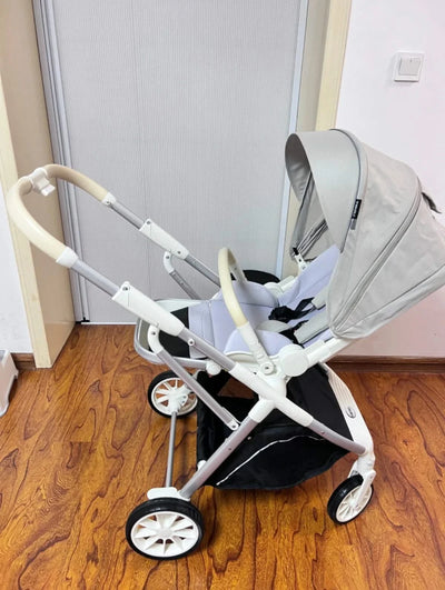 Portable High-view Baby Stroller Two-way Portable Baby Stroller Foldable Children's Four-wheel Baby Stroller 0-3 Years Old