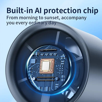 Portable Hand Fan USB Rechargeable 120 Wind Speeds Mini Bladeless Handheld Fan Personal Highspeed Fans Electric Eyelash Fans New