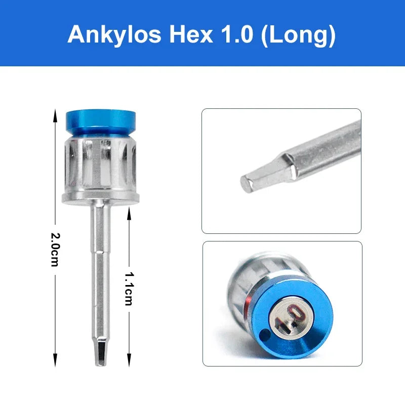 Dental Implant Torque Wrench Screwdriver Prosthetic Kit Ratchet Drivers Dentistry Implant Repair Tools