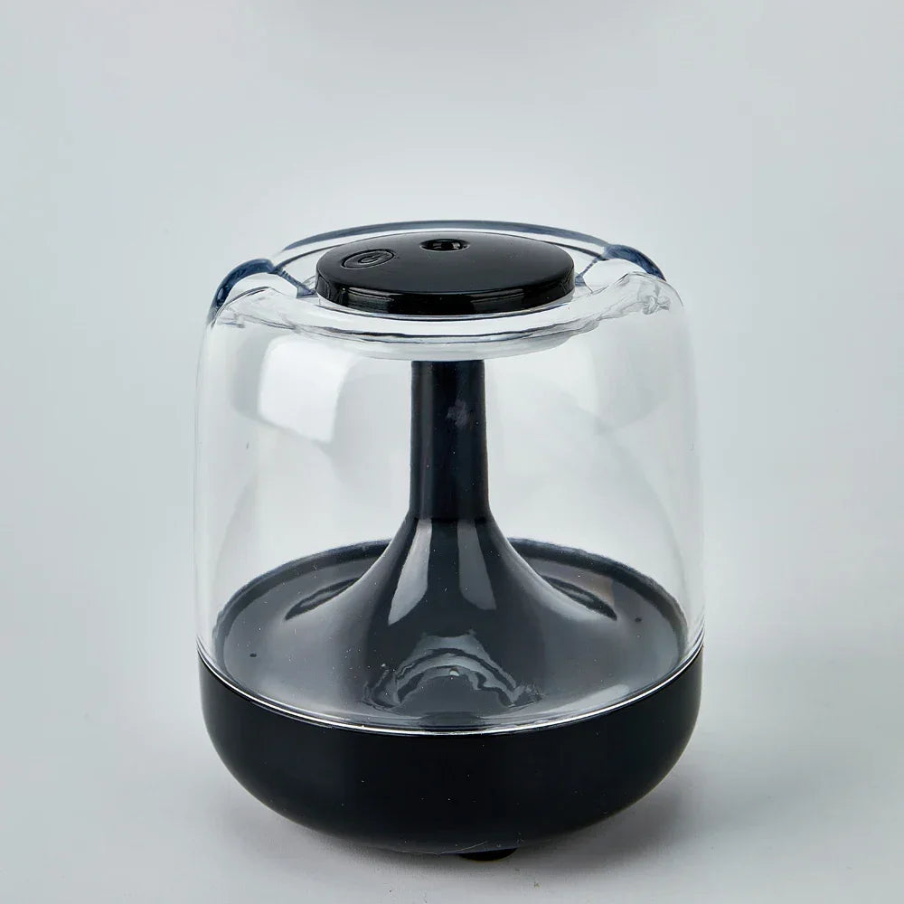 Air Humidifier Cute Ultrasonic Colorful Night Light Mini Humidifier Diffuser Transparent  Portable Home Bedroom Aroma Diffuser