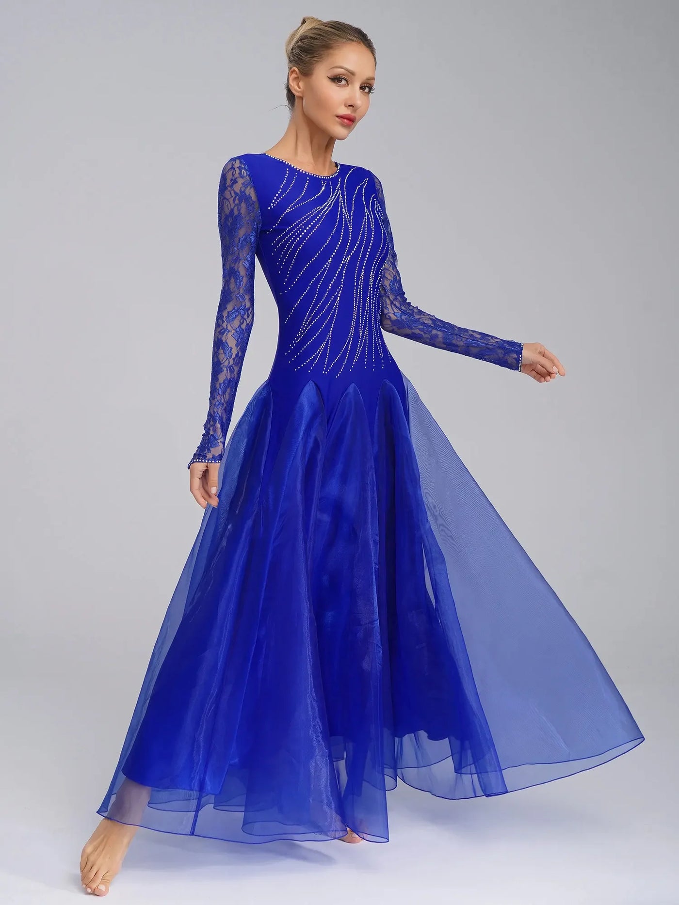 Waltz Ballroom Competition Dress Women Evening Gowns Concert Outifts Modern Tango Standard Dance Performance Stage Costume