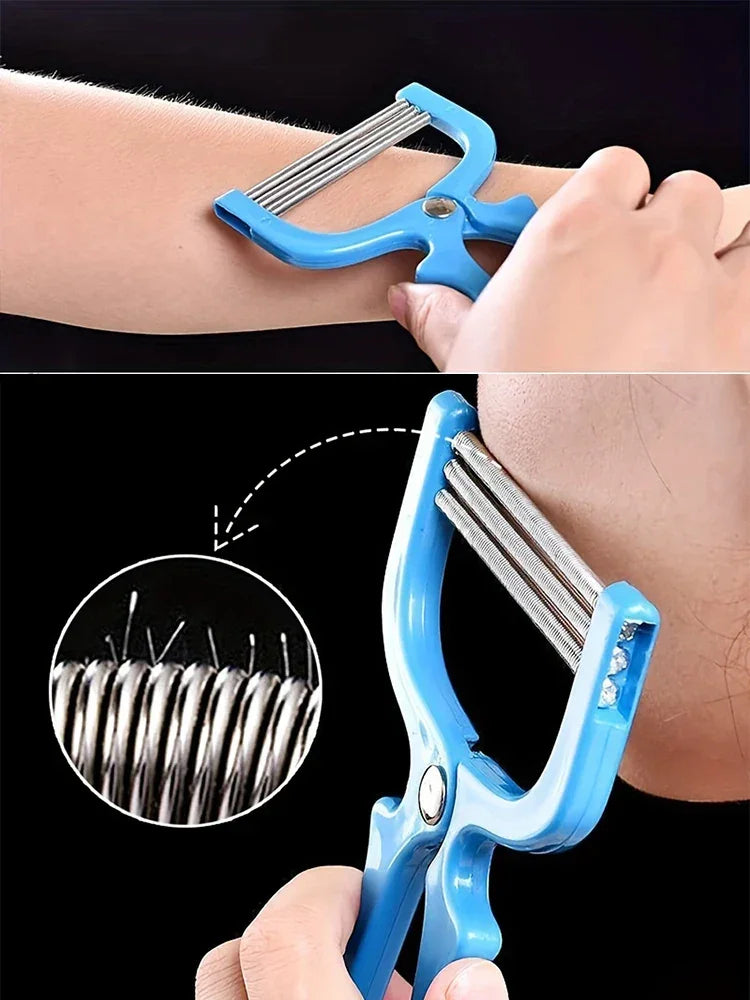 1 PCs Facial Hair Remover Manual Removal Epilator Beauty ShavingThreading Tool For Women - Elanique