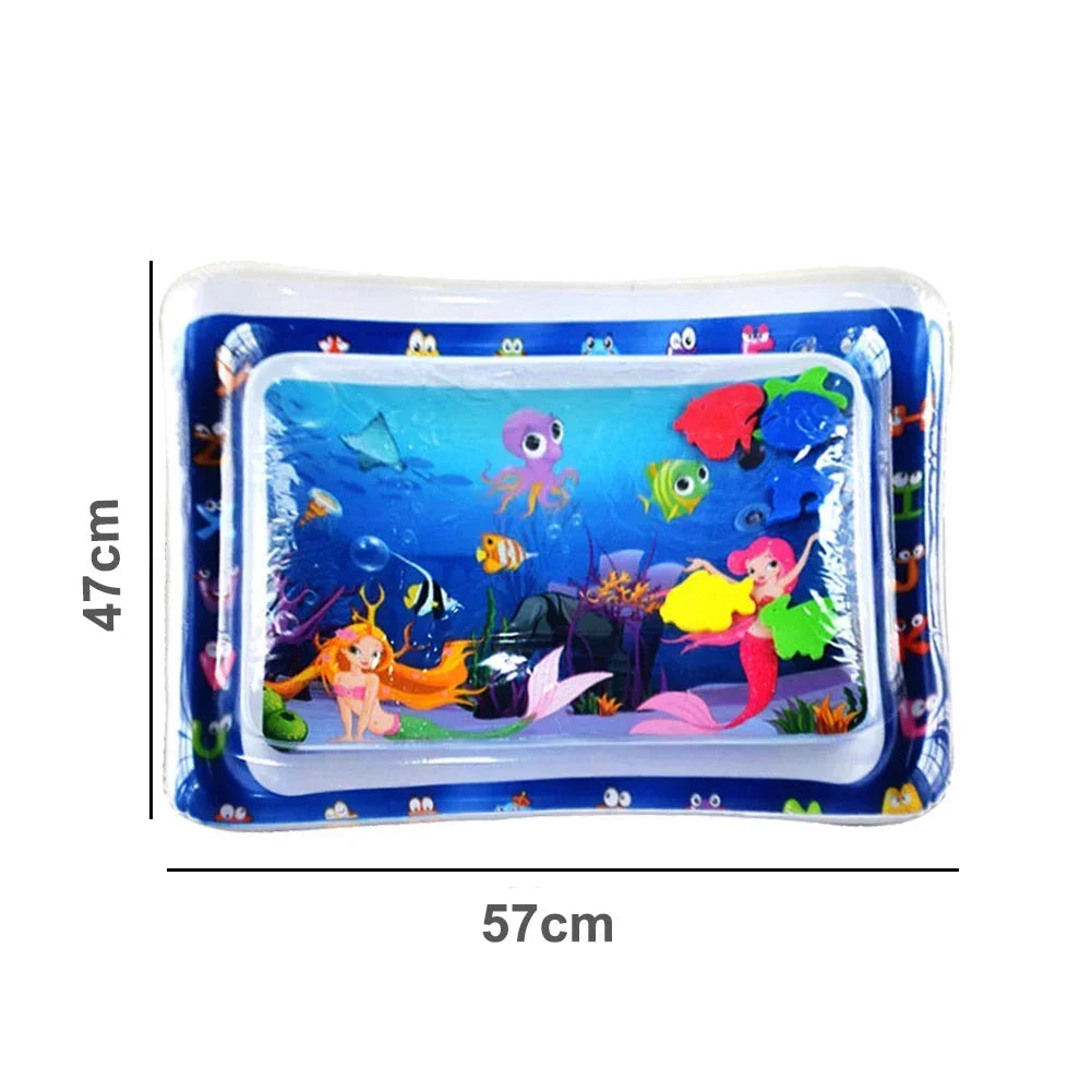 Baby Water Play Mat Early Education Developing Activity Toys Inflatable Cushion PVC Infant Tummy Time Toddler Water Pad for Kids