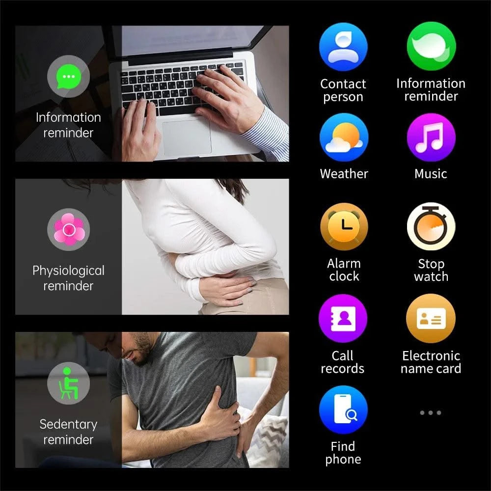 KUMI KU7 Smartwatch 1.96" AMOLED, AI Voice Assistant, Bluetooth Call, SOS Alert, 100+ Sports, Health Monitor