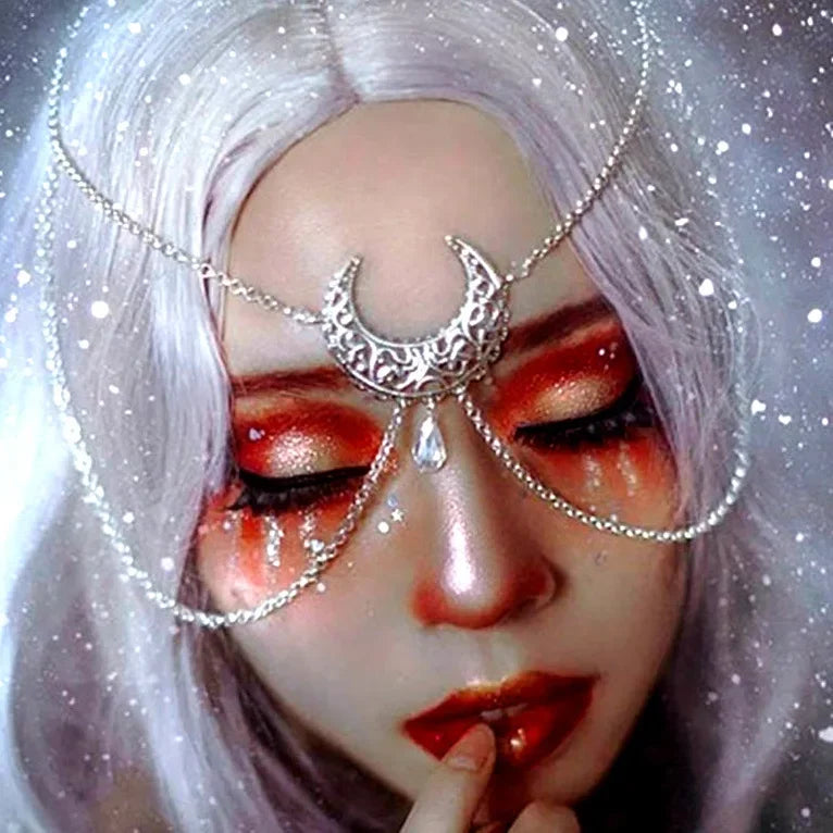 Fashion Bridal Wedding Hair Jewelry Accessories For Women Indian Boho Imitation Pearls Head Chain HeadPiece Bijoux Femme