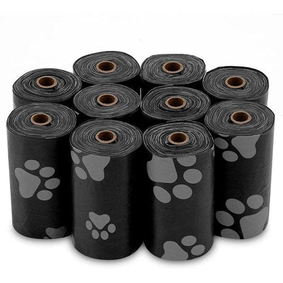 Random Color Cartoon Paw Graphic Dog Poop Bags Pet Poop Bags Leak-Proof Dog Waste Bags For Pet Supplies