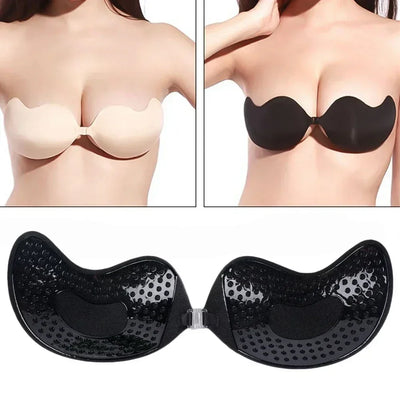 Invisible Push Up Bra for Women Backless Strapless