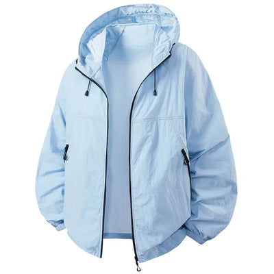 New Summer Camping Hiking Jackets Men Fishing Cycling Hooded Gym Sports Running Coats Outdoor Sun-Protective Thin Jackets Women