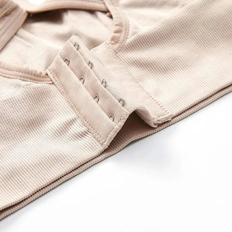 Women Top Wireless Bralette Push Up Seamless Cross Bra