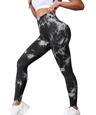 Seamless Tie Dye Leggings Women