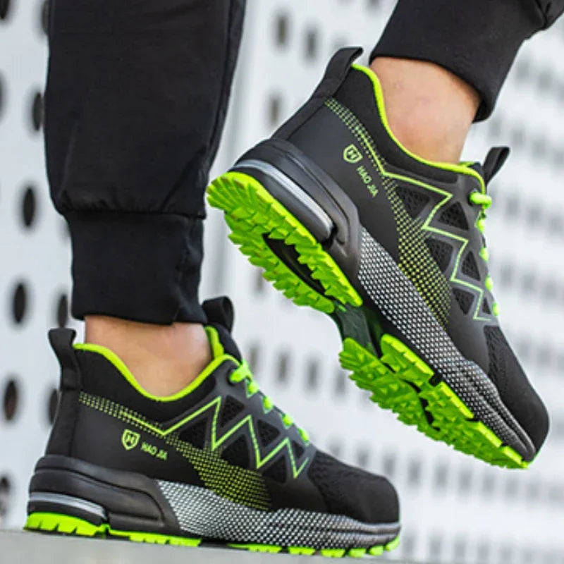 Men's Safety Shoes Anti-Smashing Steel Toe Shoes Indestructible Wear-resistant Men Boots Puncture Proof Work Safety Boots 안전화