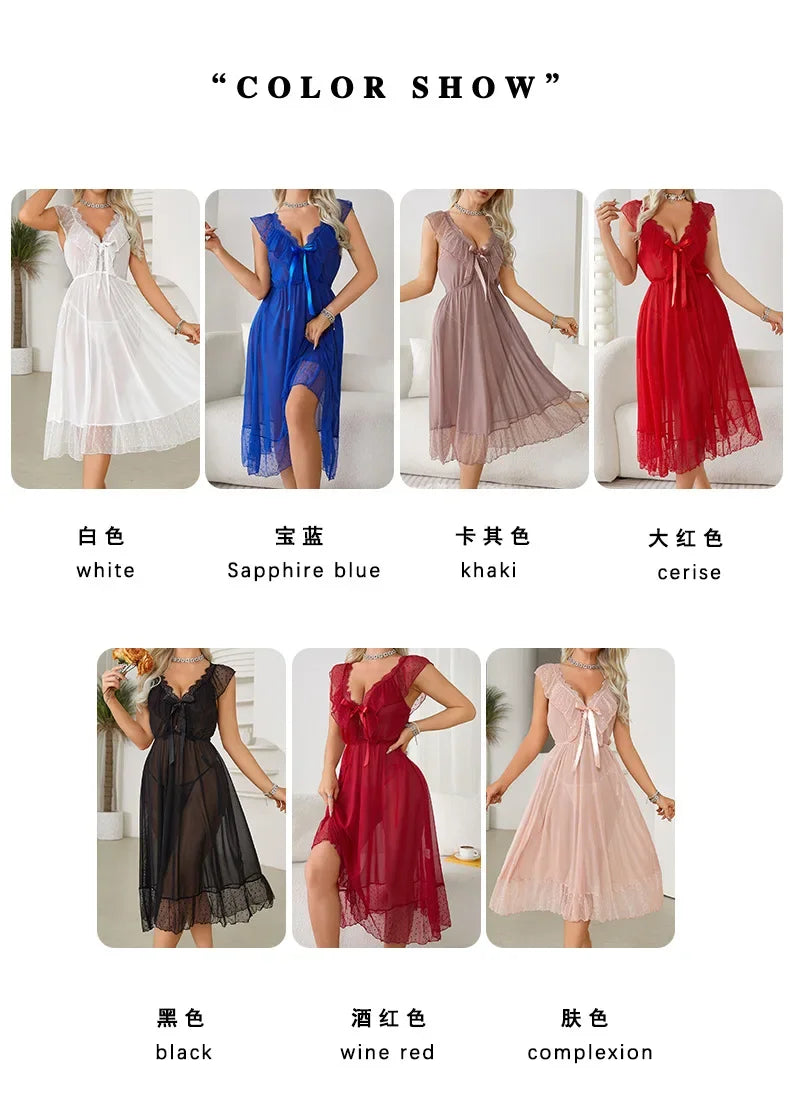Women's Sexy Lingerie Nightgown Sleepwear