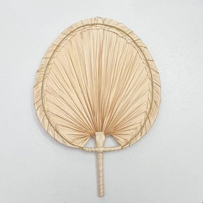 Hand Fans Hand Made Fan Rattan Decoration For Wedding Natural Palm Leaf Woven Fans Wall Art Decor For Farmhouse Ornaments