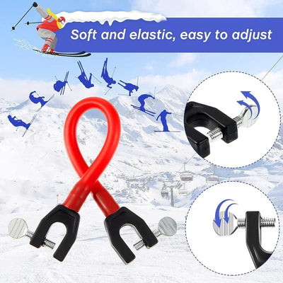 Newest Ski Tip Connector Beginners Winter Children Adults Ski Training Aid Outdoor Exercise Skiing Sport Snowboard Accessories