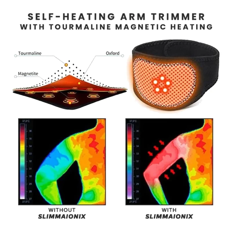 XFDZ-Tourmaline Acupressure Self-Heating Shaping Adjustable Arm Trimmers,Thigh Trimmers For Weight Loss And Cellulite