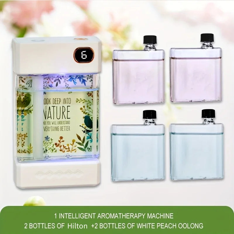 Charging Home Aromatherapy Diffuser with LEDAmbientLight And6Adjustable MistModesTimer Function for Living Room Bedroom Office