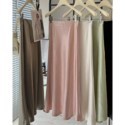2025 Women Long Skirts High Waist A-Line Sexy Skirt Women Summer Maxi Skirts Brand Faldas Femme Streetwear