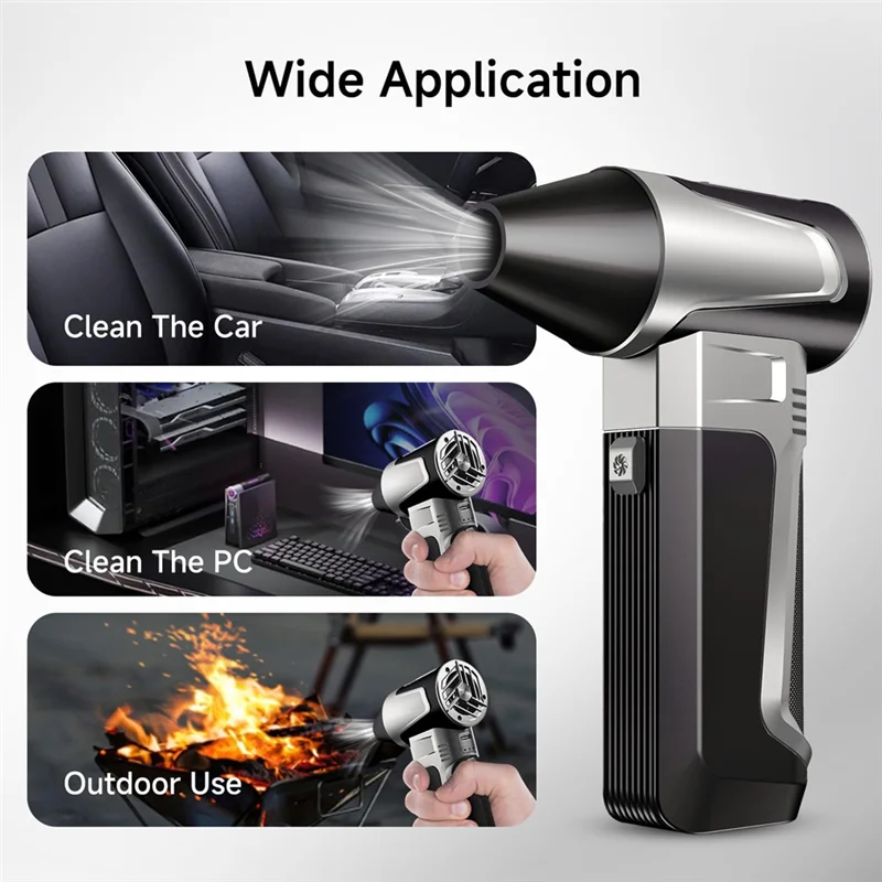 B82B-Compressed Air Dusters 	 Turbo Jet Blower Turbo Jet Blower, Cordless Turbo Super Power Air Duster