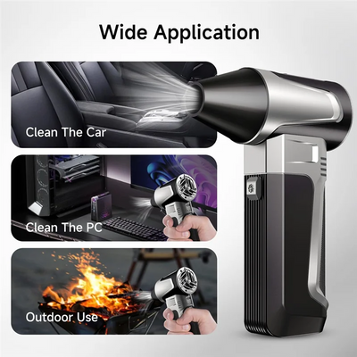 B82B-Compressed Air Dusters 	 Turbo Jet Blower Turbo Jet Blower, Cordless Turbo Super Power Air Duster